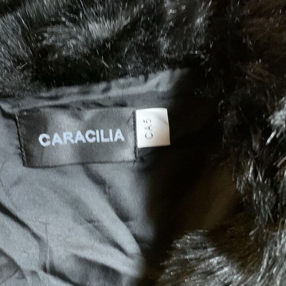 Caracilua OS women's luxury faux fur jacket/wrap/cape/shawl for wedding party - Picture 6 of 11